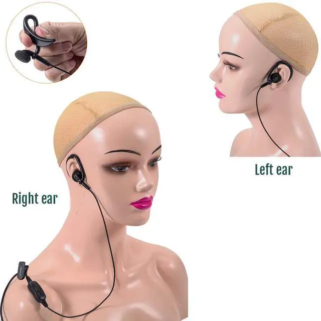 Alt view image 7 of 7 - KEHIPI RT68 Walkie Talkies Earpiece with Mic, Soft Earhook, 2 pin, for RT22 RT68 RT21 H-777 RT27 RT68H, Compatible with Kenwood pxton Baofeng BF-888S 2 Way Radio, Two Way Radio Headset(10 Pack)
