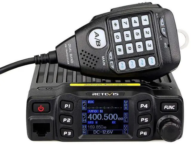 Main image of KEHIPI RT95 Mobile Ham Radio, Dual Band Mobile Radio, Chirp, Dual Speaker, Rotatable LCD Display, 2m 70cm Ham Radio Base Station, Mobile Transceiver with Cable