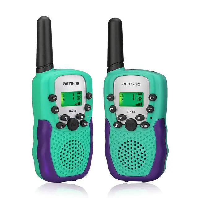 Main image of KEHIPI RA18 Walkie Talkies for Kids, Toy Walkie Talkie with LCD 22 CH Flashlight Hands Free Holiday Toy for 6-12 Year Old Boys Girls, Christmas Birthday Gifts Skiing Camping(2 Pack, Green)