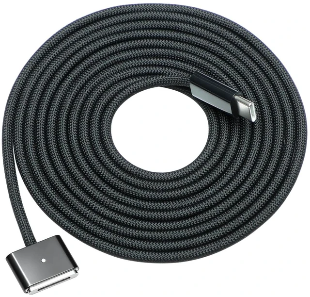 Main image of KEHIPI Magnetic Charger Cable for MacBook Air & Pro, 6.6 ft, Black | USB-C to Magnetic Cable, Compatible with MacBook Air 13"/15" M2M5, for MacBook Pro 14"/16" 20212026