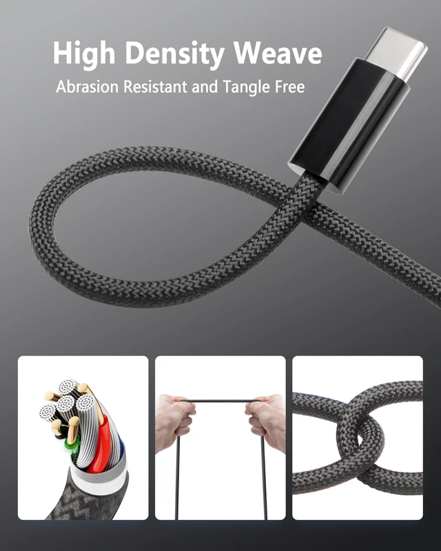 Alt view image 4 of 6 - KEHIPI Magnetic Charger Cable for MacBook Air & Pro, 6.6 ft, Black | USB-C to Magnetic Cable, Compatible with MacBook Air 13"/15" M2M5, for MacBook Pro 14"/16" 20212026