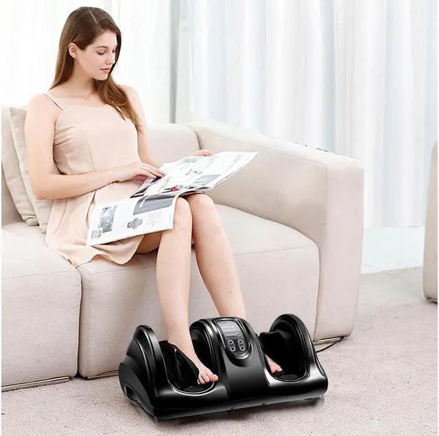 Alt view image 5 of 7 - KEHIPI Shiatsu Foot Massager Kneading and Rolling Leg Calf Ankle w/Remote Black New