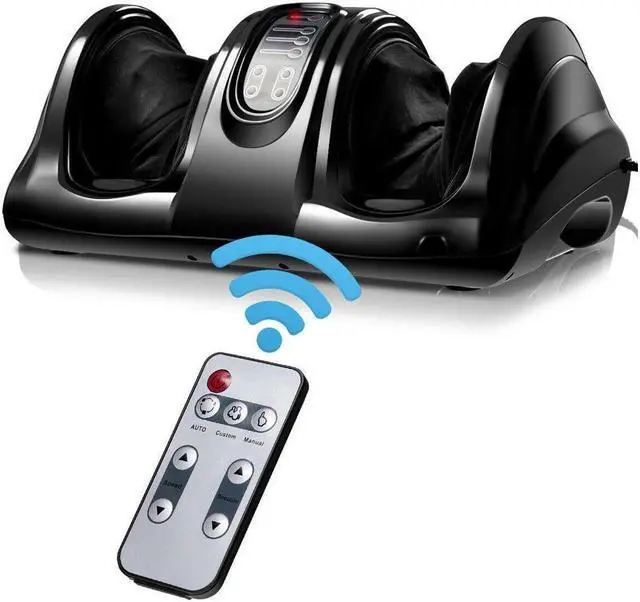 Main image of KEHIPI Shiatsu Foot Massager Kneading and Rolling Leg Calf Ankle w/Remote Black New