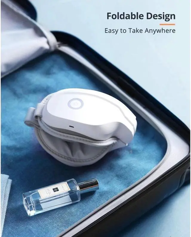 Alt view image 7 of 7 - KEHIPI Eye Massager with Heat, Bluetooth Music Heated Massager for Migraines, Relax and Reduce Eye Strain Dark Circles Eye Bags Dry Eye Improve Sleep, Ideal Gifts for Women/Men