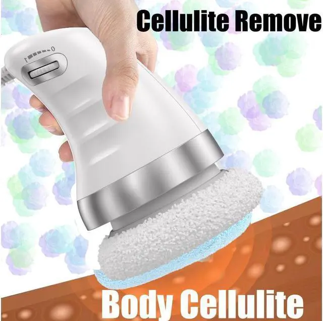 Alt view image 5 of 7 - KEHIPI Cellulite Massager Body Sculpting Machine Handheld Electric Body Cellulite Remover Massager Machine for Neck Shoulders Arm Butt Leg with 6 Massage Washable Pads White