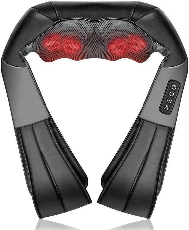 Main image of KEHIPI Shiatsu Neck and Back Massager with Soothing Heat, Electric Deep Tissue 3D Kneading Massage Pillow for Shoulder, Leg, Body Muscle Pain Relief, Home, Office, and Car Use