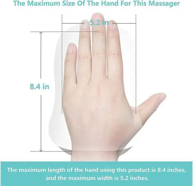 Alt view image 4 of 7 - KEHIPI Hand Massager - Cordless Hand Massager with Heat and Compression for Arthritis and Carpal Tunnel - Gifts for Women(White)