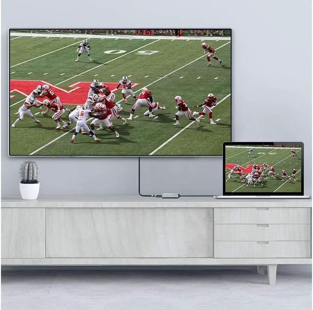 Alt view image 7 of 7 - KEHIPI USB C to Dual HDMI Adapter, USB C Multiport Adapter Hub with 4K HDMI, USB 3.0 Hub and Type C to HDMI Converter for MacBook/MacBook Pro 2020/2019/2018,Dell XPS 13/15,Surface Book 2, etc (Gray)