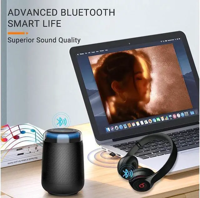 Alt view image 6 of 7 - KEHIPI USB Bluetooth 5.3 Adapter for PC Receiver - Plug & Play Bluetooth 5.3 EDR Dongle Transmitter for Computer Desktop Transfer for Laptop Bluetooth Headset Speaker Keyboard Mouse Windows11/10/8.1