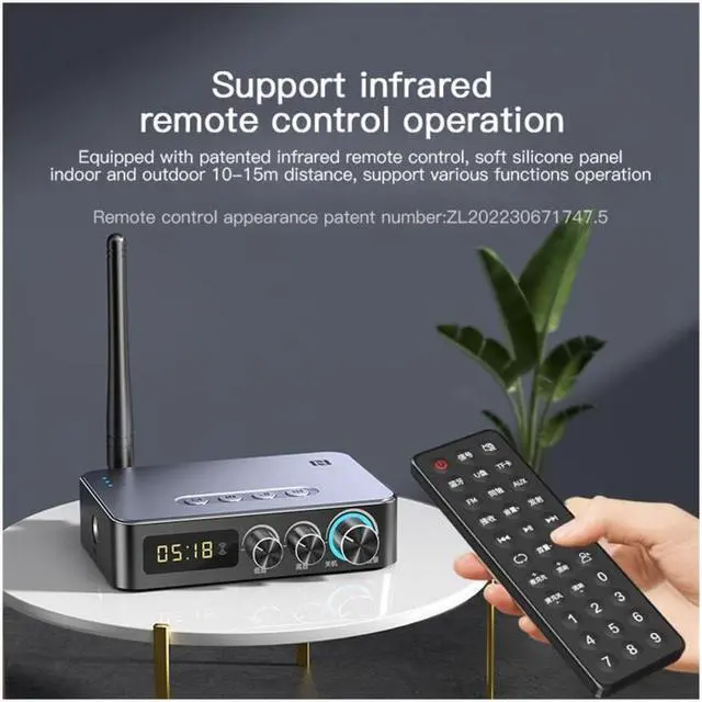 Alt view image 5 of 7 - KEHIPI 4-in-1 Bluetooth 5.1 Transmitter Receiver for TV Wireless Bluetooth Adapter with Optical AUX RCA 6.5 Mic Connection, Low Latency NFC Audio Adapter with FM Radio Simultaneously for Home PartyKTV