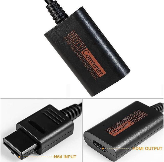 Alt view image 2 of 6 - KEHIPI N64 to HDMI, Nintendo 64 HDMI Adapter, N64 HDMI Converter for N64, Game Cube to HDTV, S-Video Signal Output, No Additional Power Supply, Plug and Play
