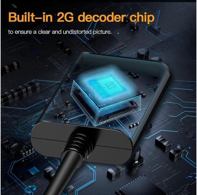 Alt view image 3 of 6 - KEHIPI N64 to HDMI, Nintendo 64 HDMI Adapter, N64 HDMI Converter for N64, Game Cube to HDTV, S-Video Signal Output, No Additional Power Supply, Plug and Play