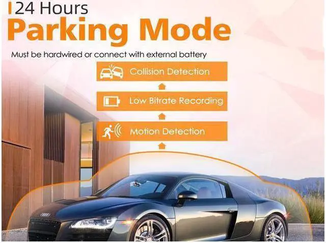 Alt view image 6 of 7 - KEHIPI 3 Channel 2K/Dual 4K Dash Cam, WDR Car Camera, 3.2" Screen Car Dash Camera, Driving Recorder with Built-in WiFi GPS, IR Night Vision, Parking Monitor, Motion Detection, Loop Recording,G-sensor