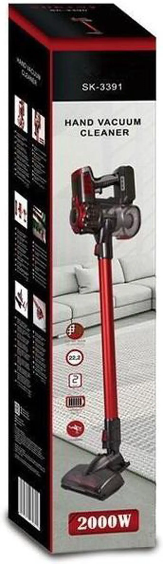 Alt view image 7 of 7 - KEHIPI Cordless Vacuum Cleaner with 2 Power Modes, 20Kpa/2000W Powerful Cordless Stick Vacuum with Self-Standing, Lightweight Handheld Quiet Vacuum Cordless for Pet Hair, Carpet & Hardwood Floor