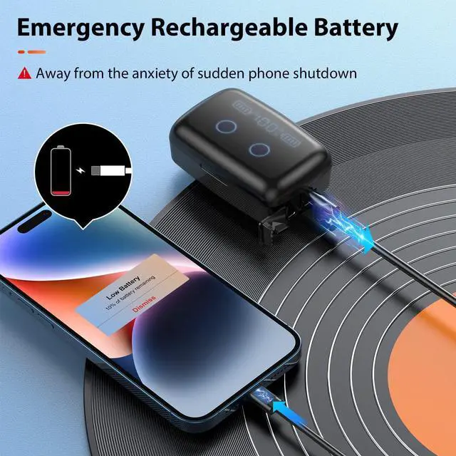 Alt view image 5 of 6 - KEHIPI Bluetooth Headphones Wireless Earbuds, 132Hr Playtime Sports Ear Buds with 1800mAh Digital Display Charging Case, IPX5 Waterproof Headset with Microphone Cordless Earphone for iPhone Android TV