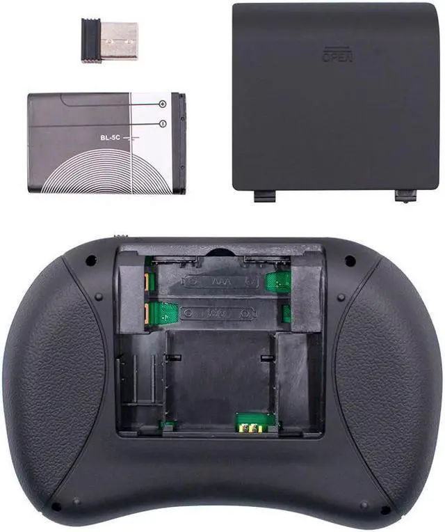 Alt view image 6 of 7 - KEHIPI Mini Computer Keyboard i8 2.4G Wireless Keyboard W/Touchpad Portable Keyboard W/Remote Control Compatible with Laptop/PC/Tablets/Windows/Mac/TV/Xbox/PS3/Raspberry Gray