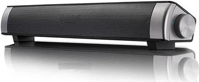 Main image of KEHIPI PC Soundbar,Wired & Wireless Bluetooth BT Computer Speakers with Remote Control,Portable USB Home Theater Stereo Sound Bar for Desktop Laptop TV Cellphone MP4 [RCA, AUX] Black