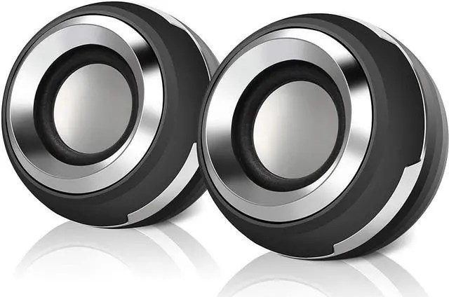 Main image of KEHIPI Stereo Computer Speaker, USB Powered Speaker with Sound, Loud Volume and Enhanced Bass, PC Speaker for Laptop Desktop Computer Cellphones and More