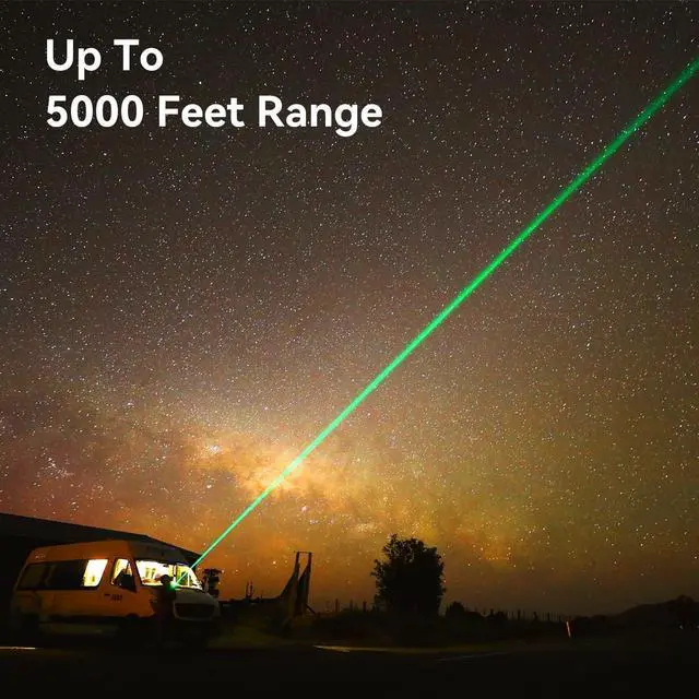 Alt view image 4 of 6 - KEHIPI Rechargeable Green Laser Pointer high Power, Long Range Laser Beam Pen, Strong Laser Pointer for TV LED LCD Screen, Green Laser Light for Dogs Cats Outdoor Hunting Meeting Teaching-Black