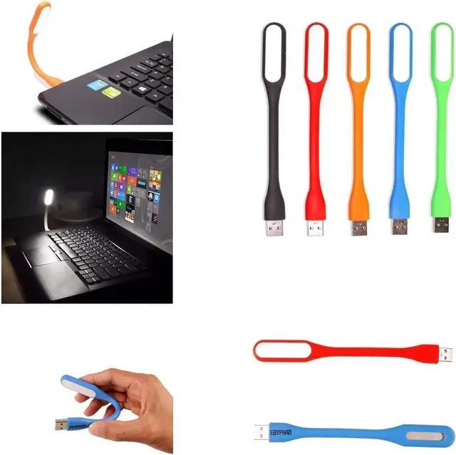 Alt view image 5 of 7 - KEHIPI Mini USB Light for Keyboard, Flexible USB Laptop Light, Adjustable USB Lamp for Notebook Computer(Gooseneck Structure, LED Lighting Source, 10-Pack)