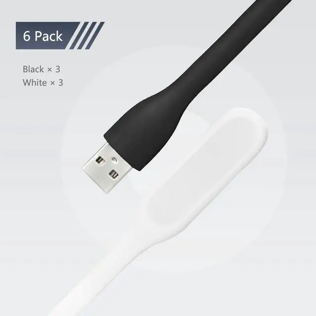 Alt view image 2 of 7 - KEHIPI USB LED Light Lamp for Power Bank, Portable Eye Care Mini Night Light with Flexible Arm, USB Gooseneck Reading Lamps Book Light,Compatible for Desktop, Notebook Laptop (10-Blue)