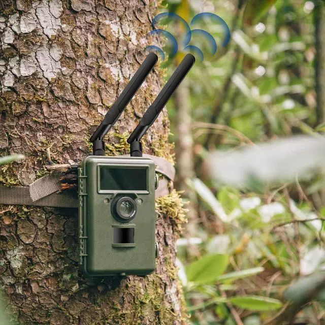 Alt view image 6 of 7 - KEHIPI 4G LTE Cellular Trail Camera Antenna 8dBi RP-SMA Male Antenna (4-Pack) Compatible with Spypoint Link Micro Solar EVO Link S Dark Wildlife Hunting Game Cam Outdoor Mobile Security Camera