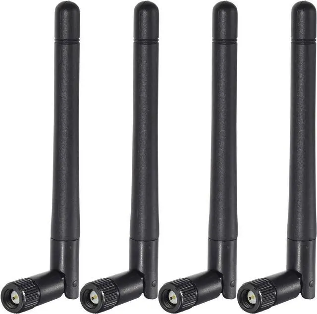 Main image of KEHIPI Dual Band WiFi Antenna 2.4GHz 5/5.8GHz 3dBi SMA Male Antenna(4-Pack) for Wireless Vedio Security IP Camera Recorder Surveillance Recorder Truck Trailer Rear View Backup Camera Reversing Monitor