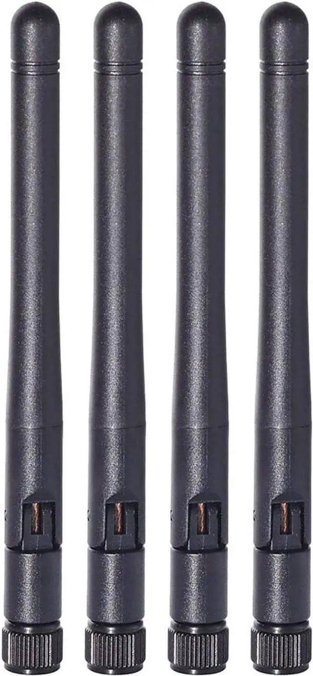 Alt view image 6 of 6 - KEHIPI Dual Band WiFi Antenna 2.4GHz 5/5.8GHz 3dBi SMA Male Antenna(4-Pack) for Wireless Vedio Security IP Camera Recorder Surveillance Recorder Truck Trailer Rear View Backup Camera Reversing Monitor