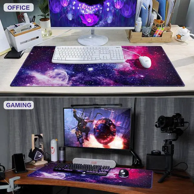Alt view image 7 of 7 - KEHIPI Gaming Mouse Pad, Large Mouse Pad 31.5x15.7inch Big Computer Mousepad for Home Office Gaming Work