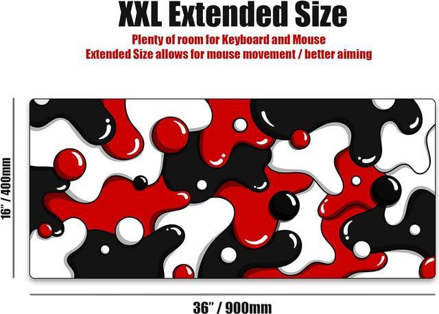 New Extended Gaming Mouse Pad Large Size Desk Keyboard Mat 900MM X 400MM