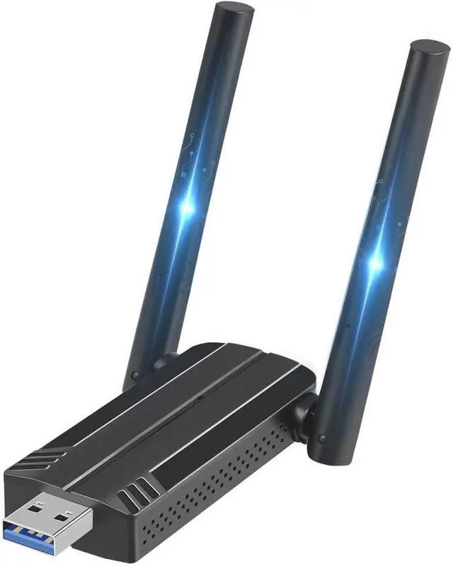 Main image of KEHIPI USB WiFi Adapter for PC - 1300Mbps USB 3.0 WiFi Dongle, 2.4G/5G Dual Band Wireless WiFi Adapter for Desktop PC, Supports Windows 11/10/8.1/8/7/XP, Mac OS 10.9-10.15