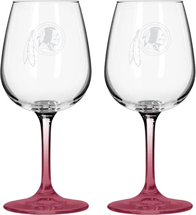 Main image of Washington Commanders 12 Oz. Satin Etch Wine Glass
