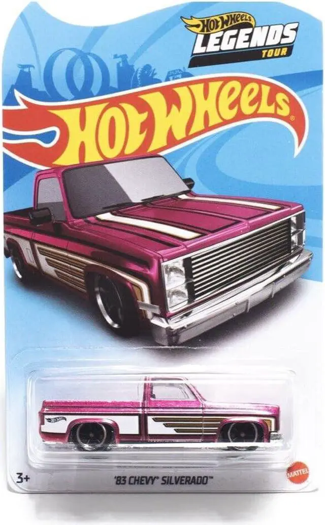 Main image of Hot Wheels Legends Tour '83 Chevy Silverado Collector Edition Pink