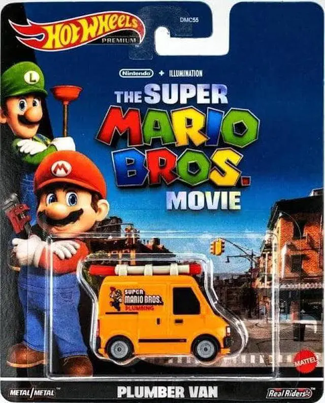 Alt view image 2 of 5 - Hot Wheels Retro Entertainment Case P Back To The Future, The Mario Bros. Movie, Rugrats, You Only Live Twice