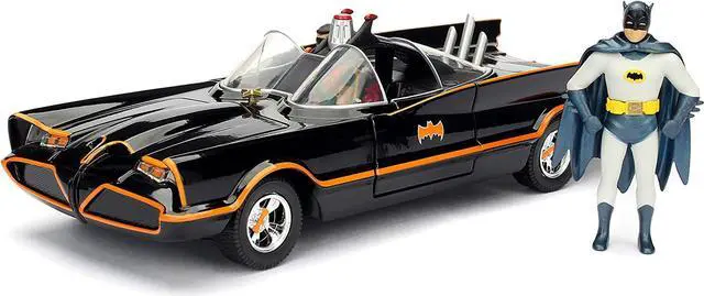 Alt view image 10 of 12 - Classic TV Series Batmobile & Figure Jada Diecast 1/32
