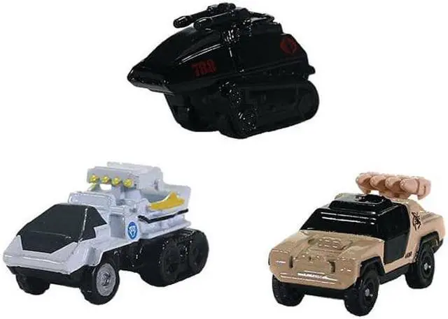 Alt view image 5 of 6 - "G.I. Joe" 3 piece Set "Nano Hollywood Rides" Diecast Models by Jada