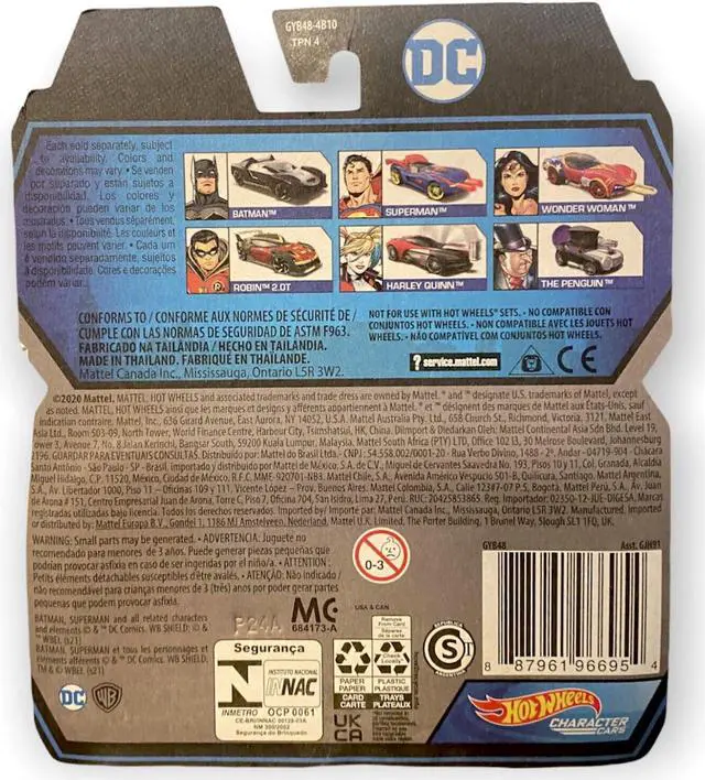 Alt view image 2 of 2 - DC Hot Wheels Character Cars Wonder Woman
