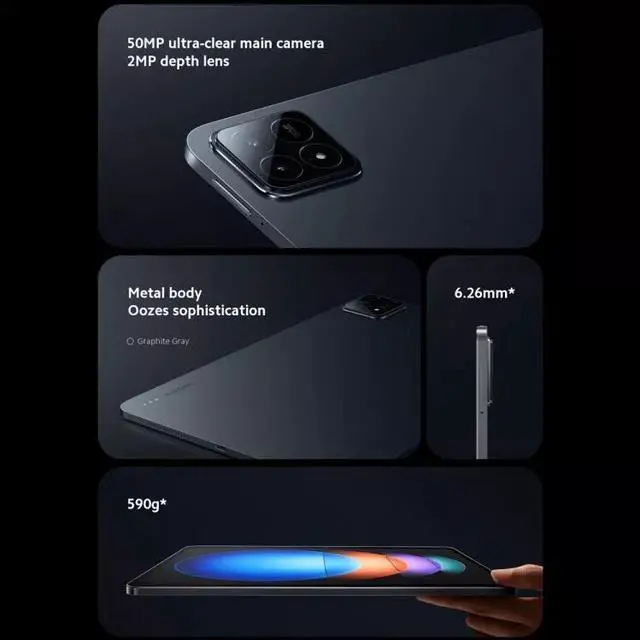 Alt view image 3 of 4 - Mi Pad 6S Pro 12.4"IPS 50MP Snapdragon8Gen2 10000mAh WiFi Tablet