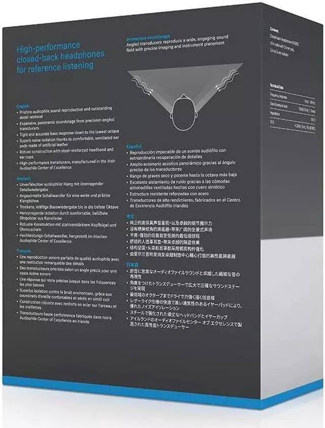 Alt view image 4 of 7 - Sennheiser HD620S Closed-Back Dynamic Driver Headphone