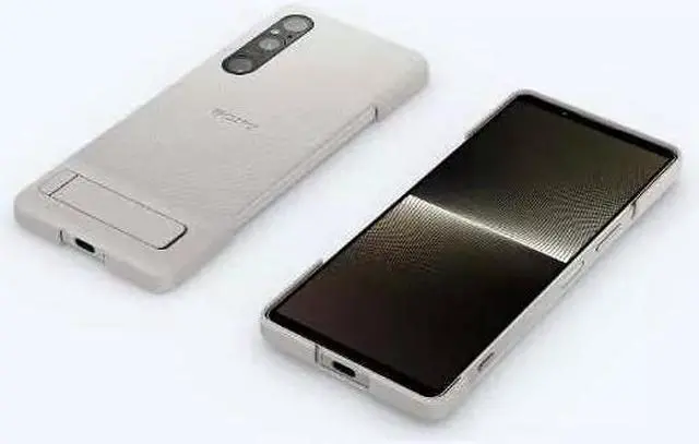 Alt view image 2 of 2 - Original Brand New SONY XQZ-CBDQ (Xperia 1 V) Grey Cover Case