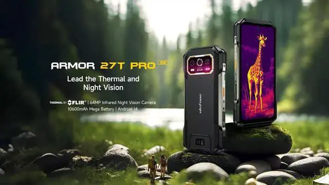 Alt view image 2 of 5 - Ulefone Armor 27T Pro 5G 6.78" (12+12)/256GB 10600mAh 64MP Rugged Phone
