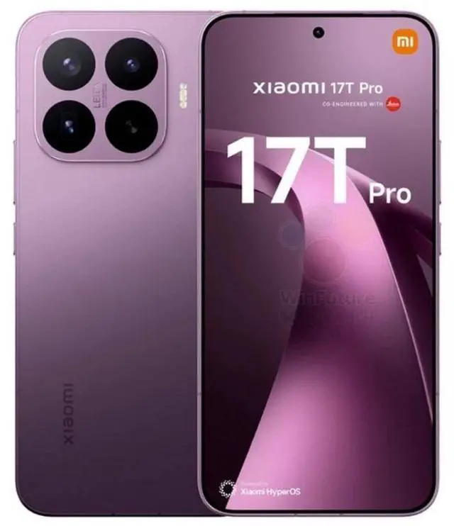 Main image of mi 17T Pro 5G 6.83 512GB 12GB RAM - Purple GLOBAL VESION Dimensity9500 7000mAh By FedEx