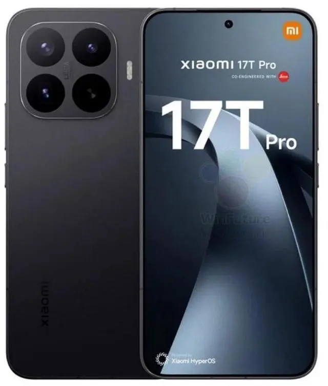 Main image of mi 17T Pro 5G 6.83 1TB 12GB RAM - Black GLOBAL VESION Dimensity9500 7000mAh By FedEx