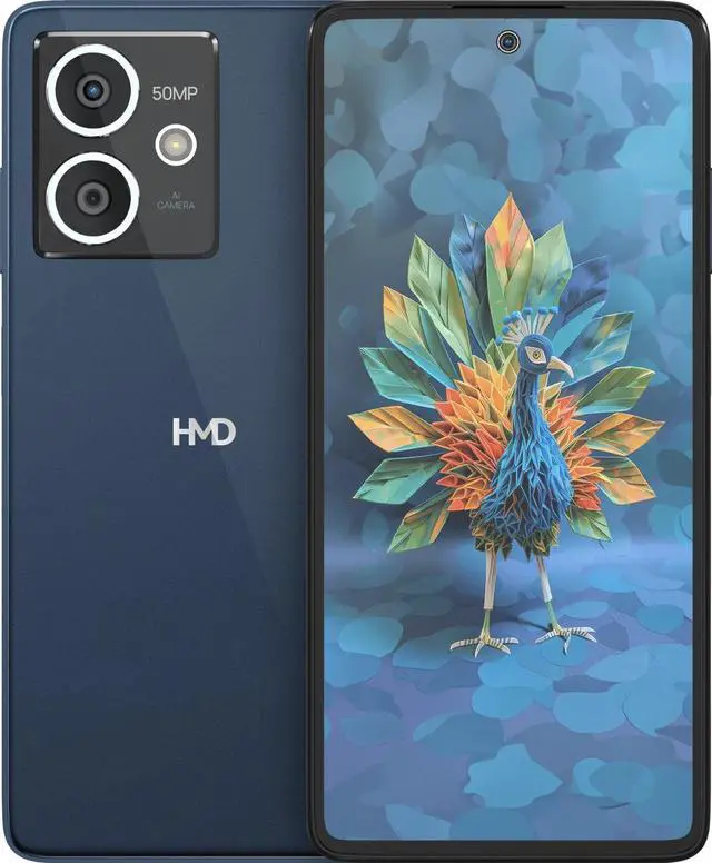 Main image of HMD Crest 5G 6.67"OLED 6/128GB - Blue GLOBAL VERSION 5000mAh Phone By FedEx