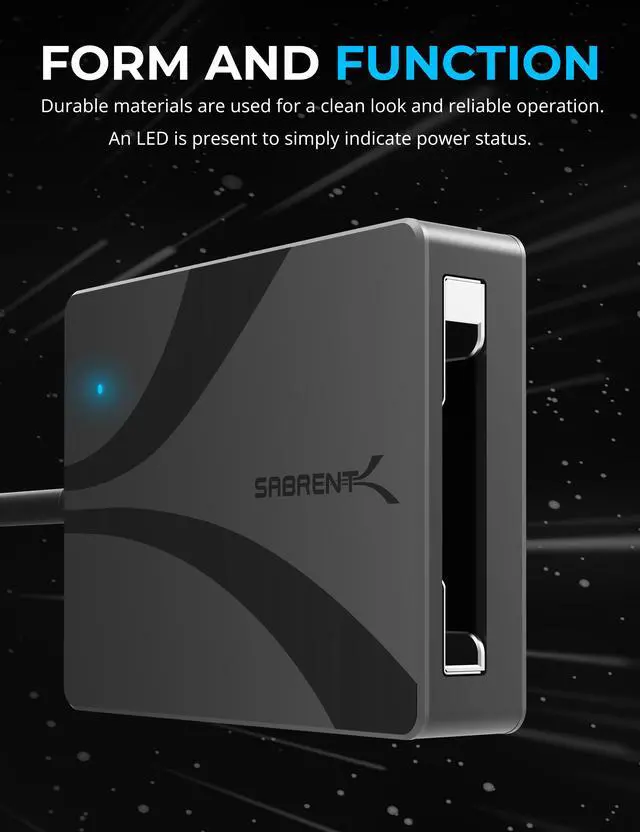 Alt view image 7 of 6 - SABRENT USB Type C CFexpress Type B Card Reader [CR-CFXB]