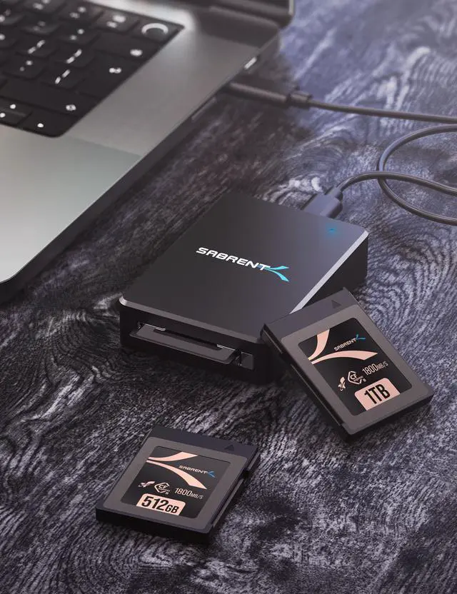 Alt view image 7 of 8 - SABRENT Rocket CFX PRO 1TB CFexpress Type B Memory Card R1800MB/s W1700MB/s (CF-XXIT-1TB)