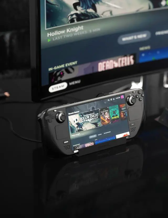 Alt view image 7 of 7 - SABRENT Docking Station Compatible with Steam Deck, 7-in-1 Steam Deck Dock with M.2 SSD Slot,  HDMI 2.0 4K@60Hz, Gigabit Ethernet, Dual USB-A 3.2 and Single USB 2.0 Ports with 90W USB-C Charging Port
