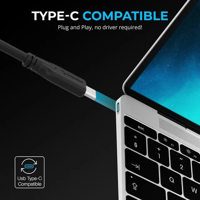 Alt view image 6 of 14 - SABRENT Multi-Port USB-C Hub with Power Delivery and HDMI Out, 3 USB A Ports [HB-SHPU]