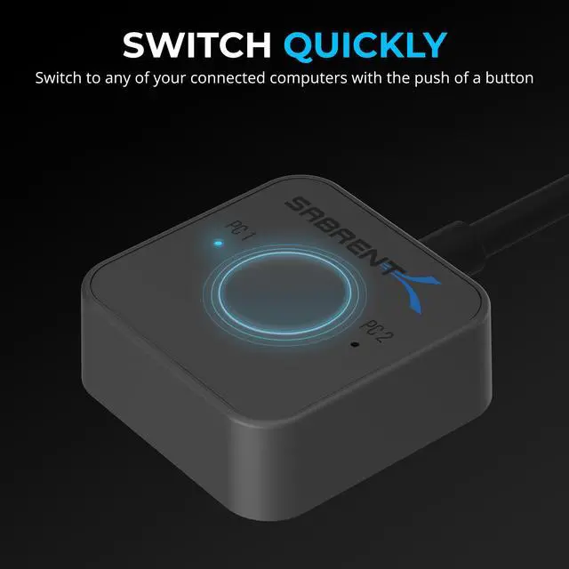 Alt view image 7 of 7 - SABRENT Thunderbolt 4 KVM Switch with 8K Display and 60W Charging [SB-TB4K]