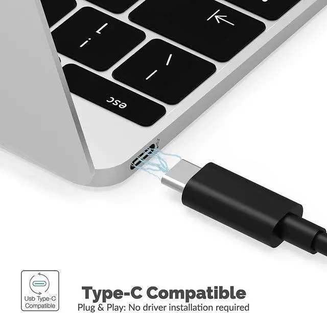 Alt view image 13 of 16 - Sabrent USB 3.1 Type-C to DisplayPort Adapter (DA-DPUC)